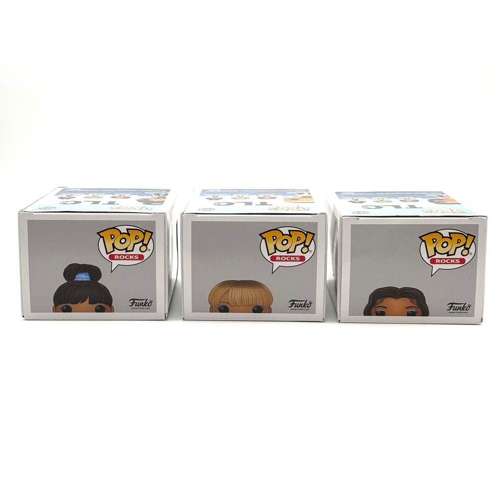 TLC Waterfalls Funko Pop Complete Set of 3 Chilli T-Boz Left Eye - Picture 8 of 10